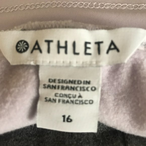 NWOT Athleta Apres Ski Shasta Purple Quilted Joggers Size 16 - Picture 12 of 12